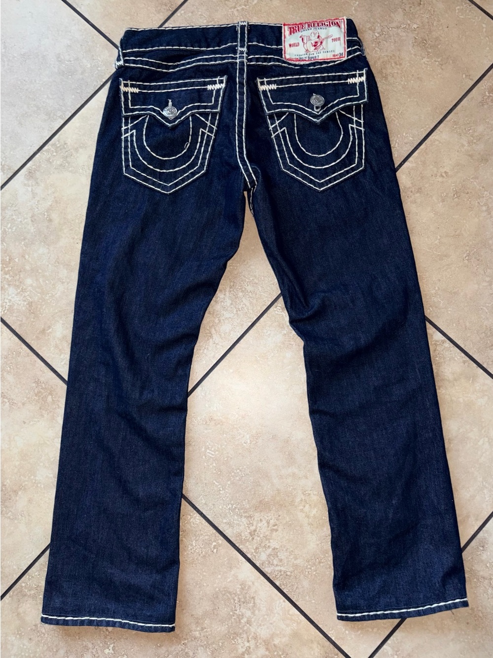 Vintage Y2K True Religion Women's Billy Super T Jeans Size 34